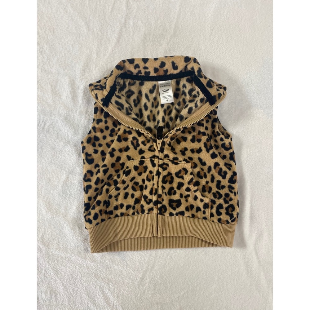 Carter’s Cheetah Print Vest - Picture 2 of 5